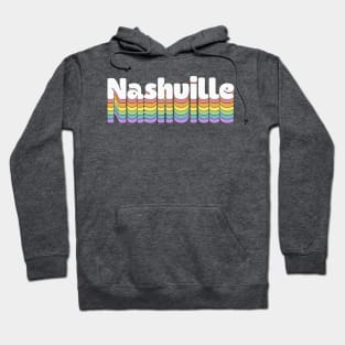 Nashville  // Retro Typography Design Hoodie